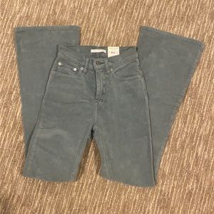 NWT high rise Stevie flare cord size 24